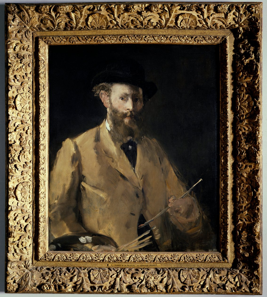 Önarckép palettával Edouard Manet festménye (1832-1883) 1879 Magángyűjtemény alkotó: Édouard Manet