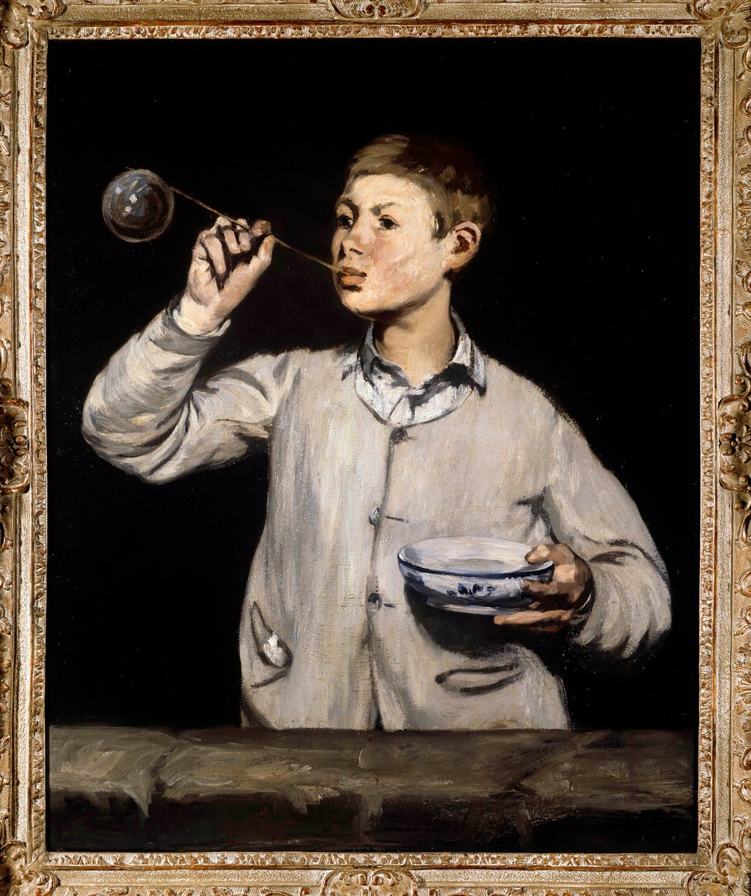 Szappanbuborékok. Edouard Manet (1832-1883) festménye 1867 alkotó: Édouard Manet