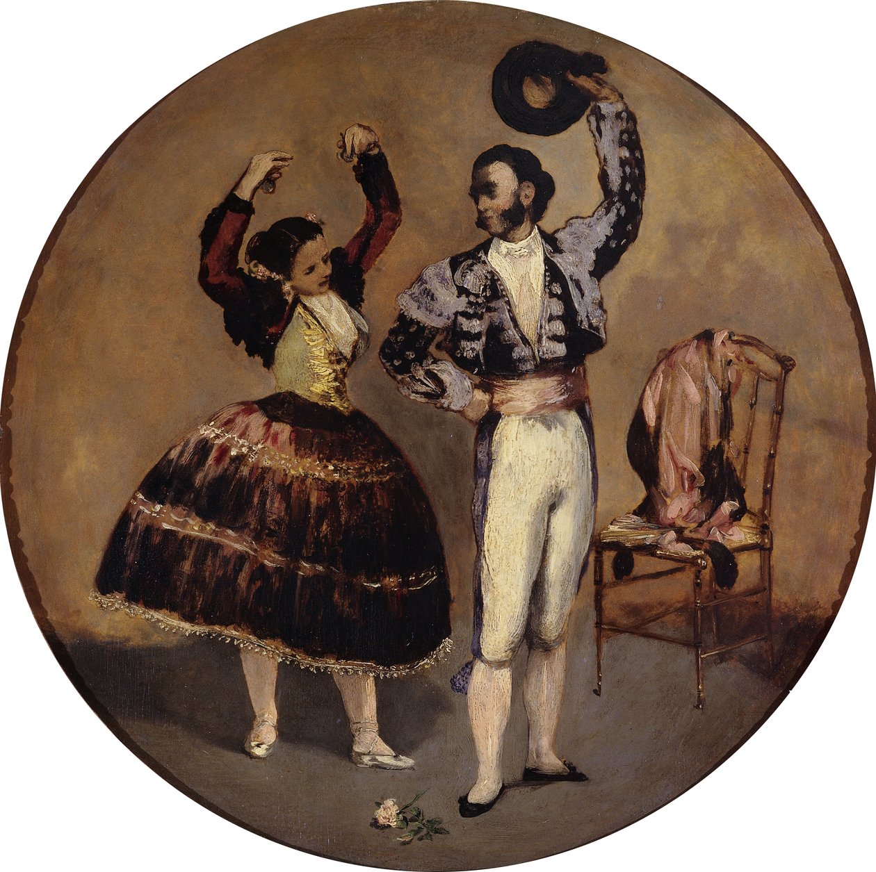 Spanyol táncosok alkotó: Édouard Manet