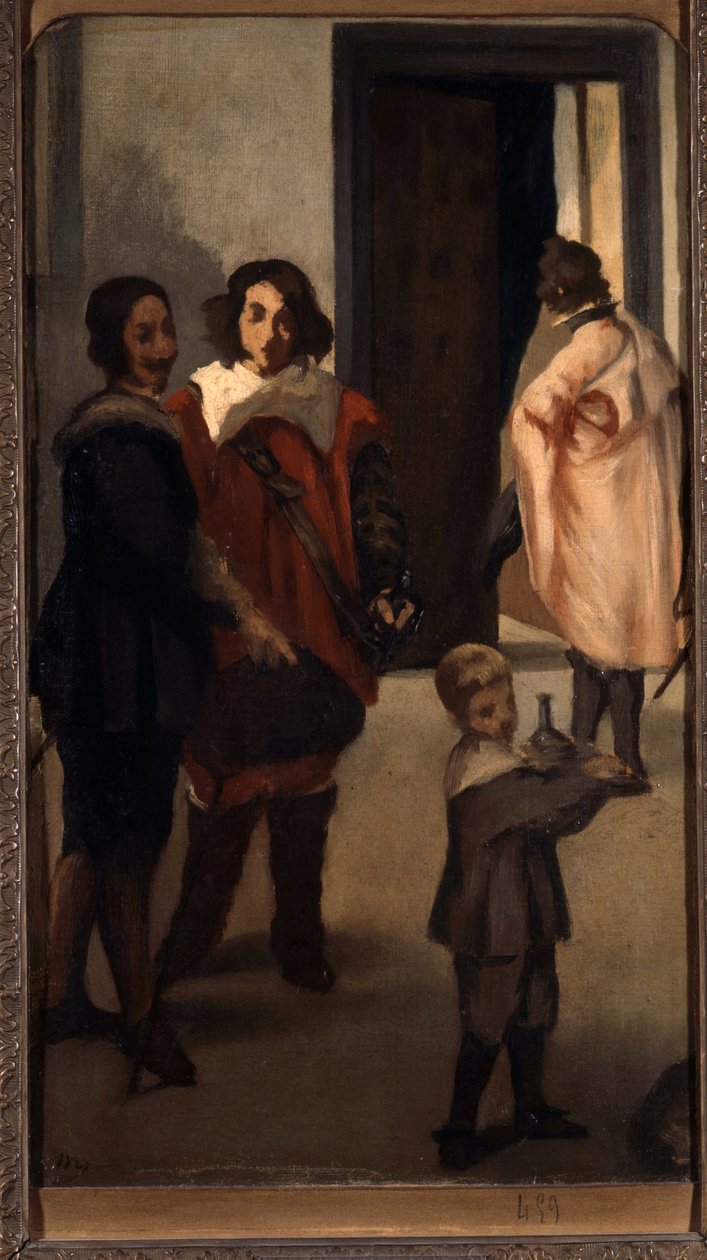 Spanyol lovasok festménye Edouard Manet (1832-1883) 1859 V. 0,45 X 0,26 m Lyon, Szépművészeti Múzeum alkotó: Édouard Manet