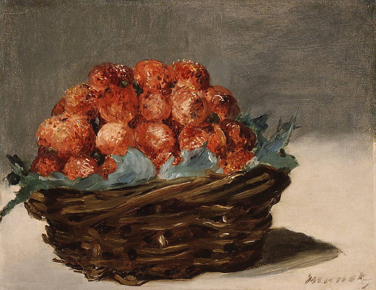 Eper, kb. 1882. TÖRLÉS - másodpéldány alkotó: Édouard Manet