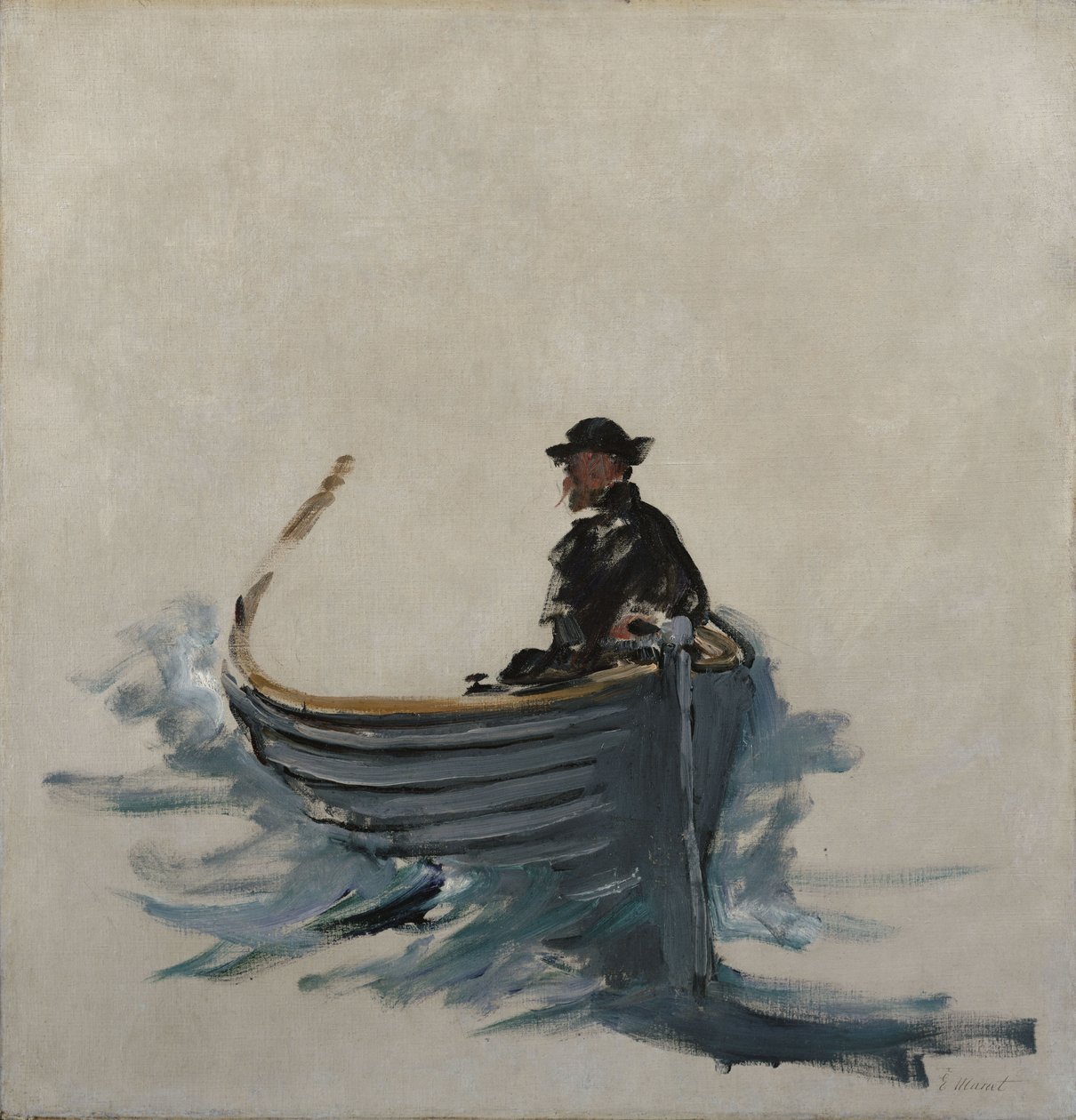 Tanulmány a Rochefort meneküléséhez, 1881 alkotó: Édouard Manet