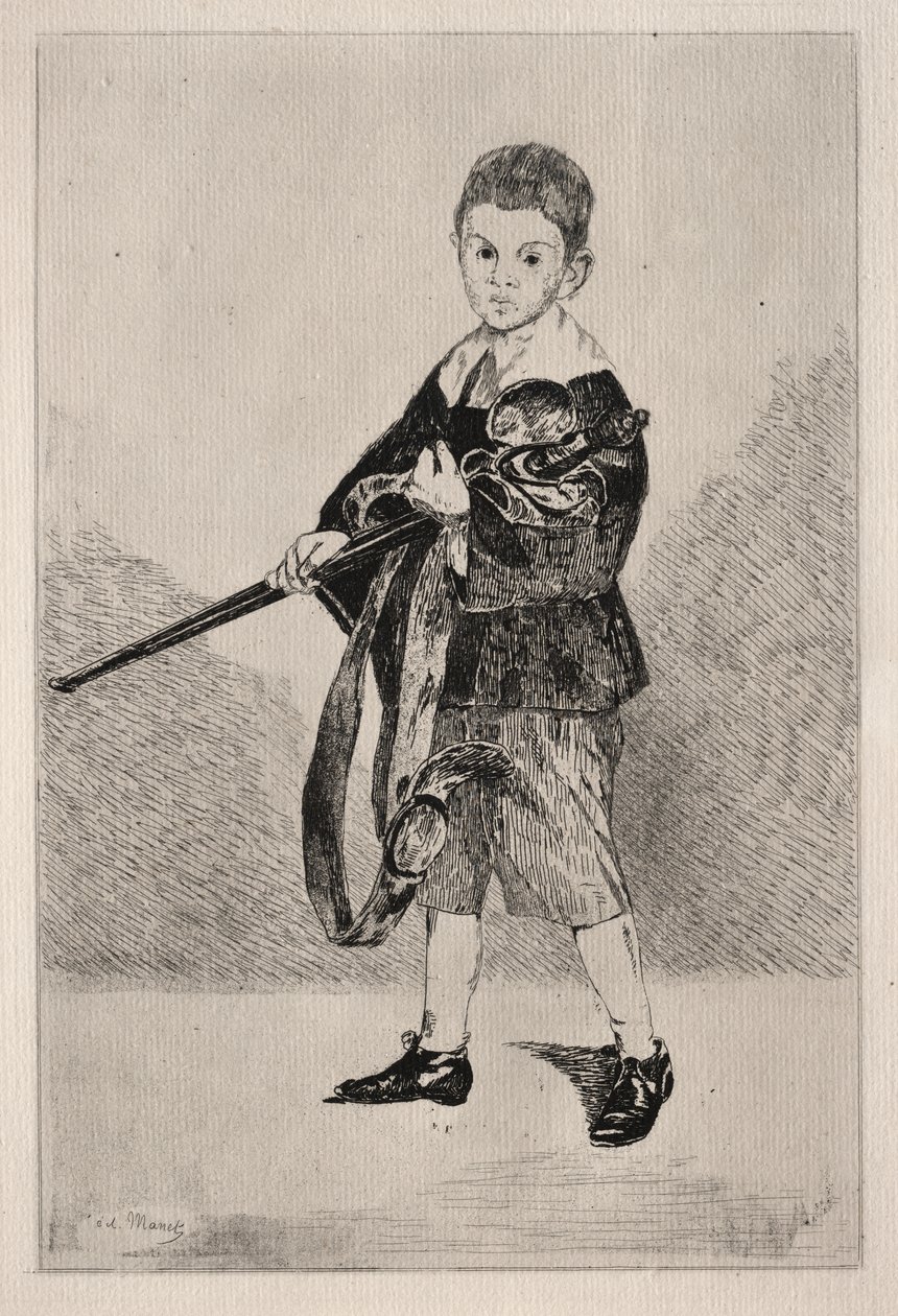 A fiú karddal alkotó: Édouard Manet