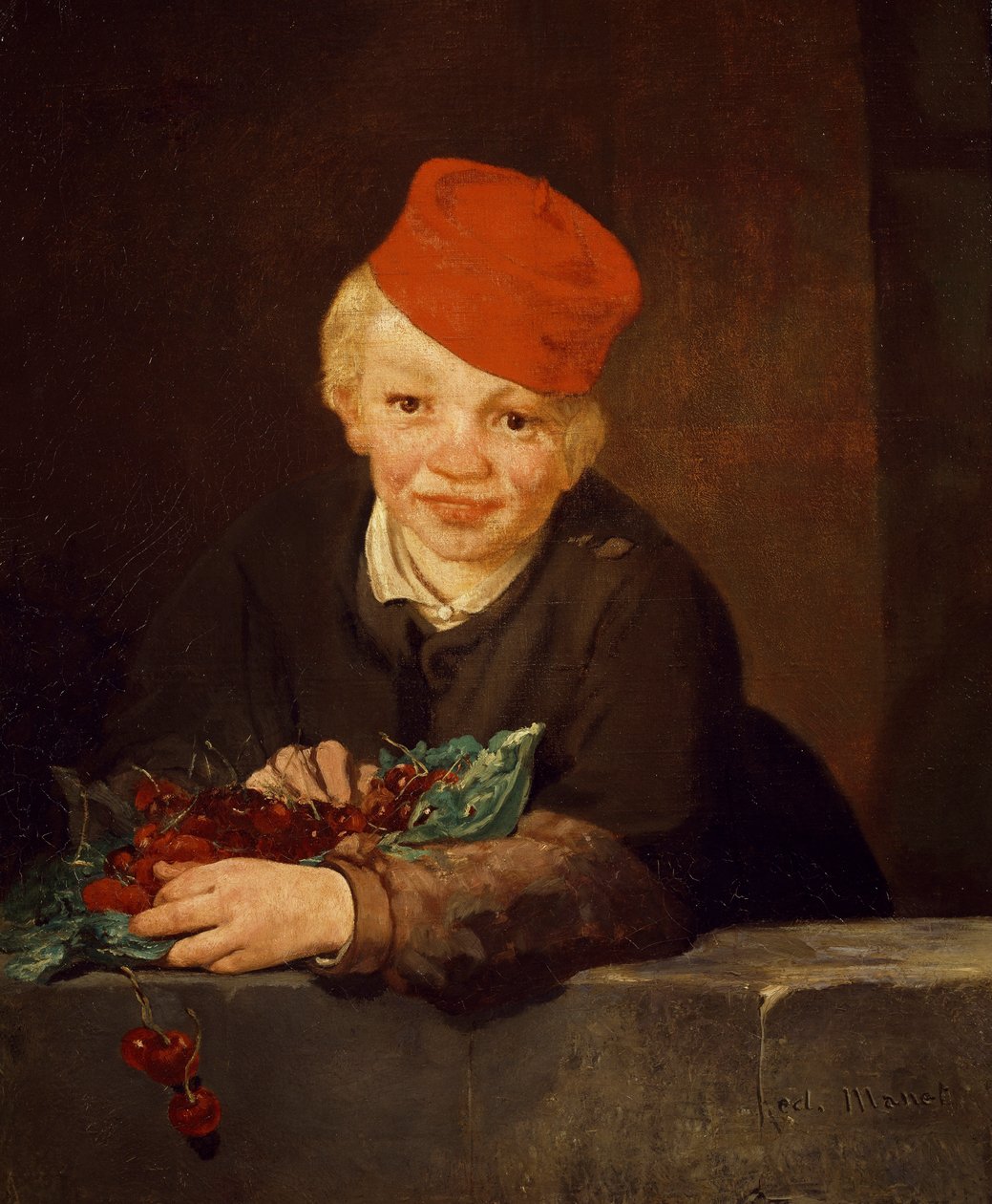 A cseresznyés fiú alkotó: Édouard Manet
