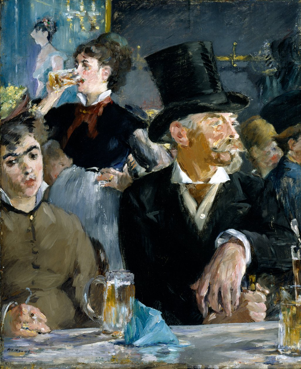 The Café-Concert, 1879 körül (olaj, vászon) alkotó: Édouard Manet
