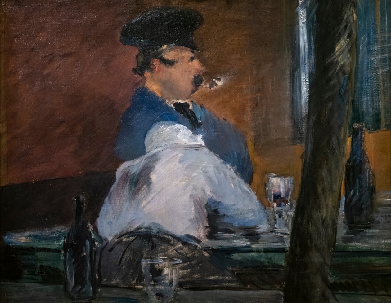 Cork vagy Country Inn (La Guinguette) alkotó: Édouard Manet
