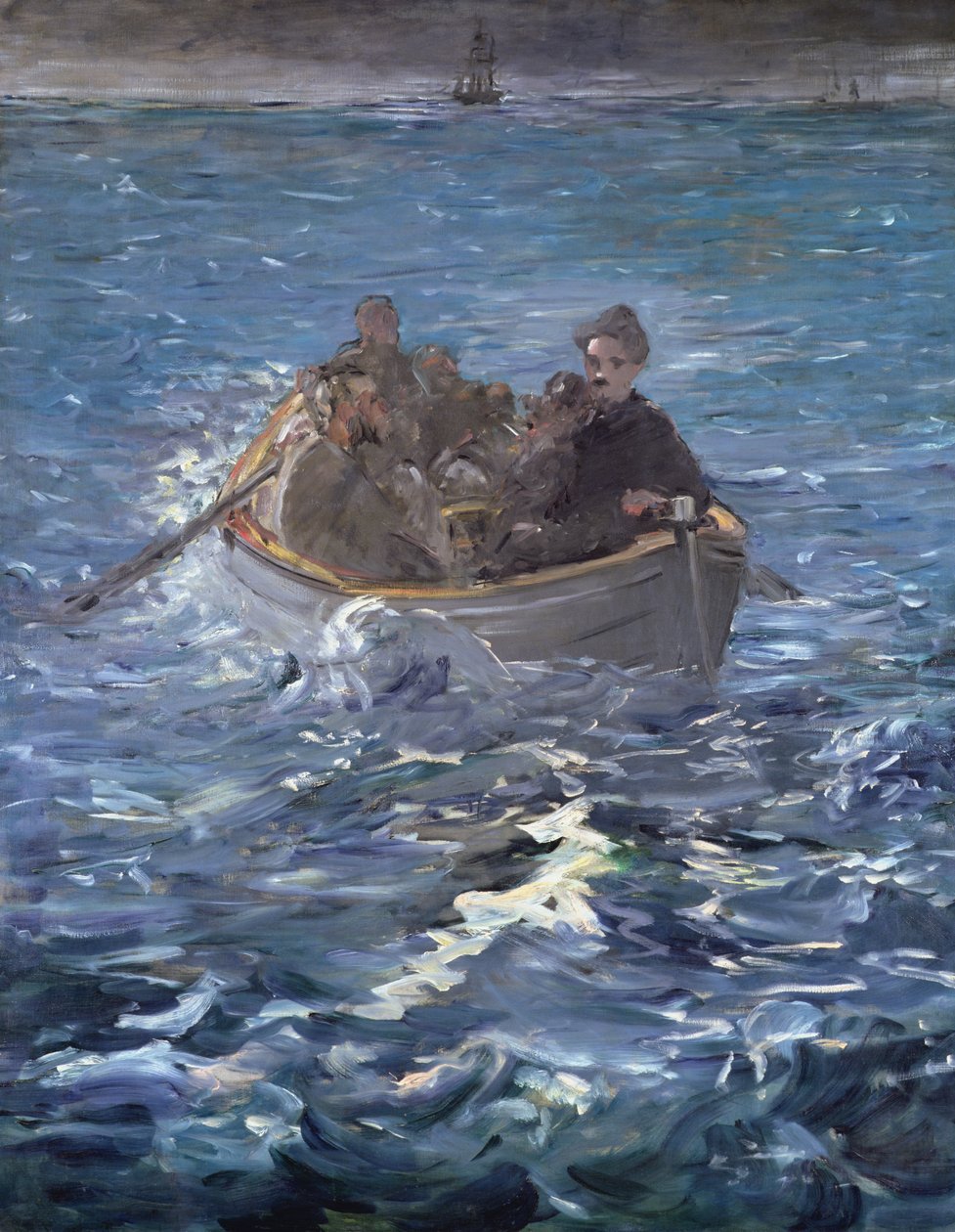 Henri de Rochefort (1831-1915) menekülése 1874 alkotó: Édouard Manet