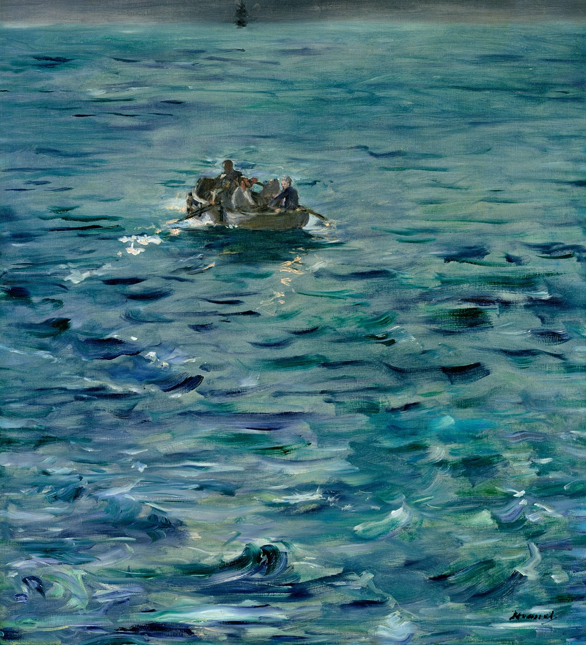 Henri de Rochefort (1831-1915) szökése 1874. március 20., 1880-81. alkotó: Édouard Manet