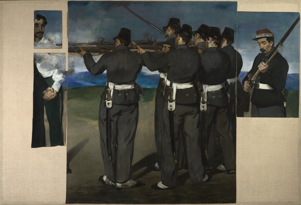 A mexikói Maximilian kivégzése c. 1868 alkotó: Édouard Manet