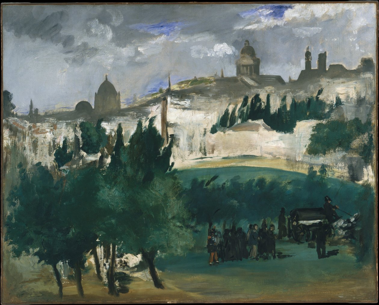 A temetés alkotó: Édouard Manet
