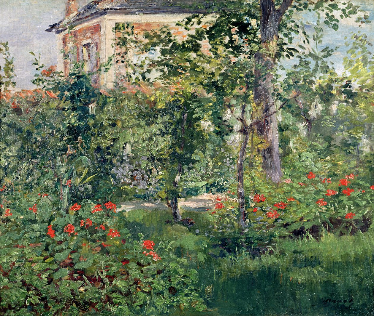 A Bellevue-i kert, 1880 alkotó: Édouard Manet