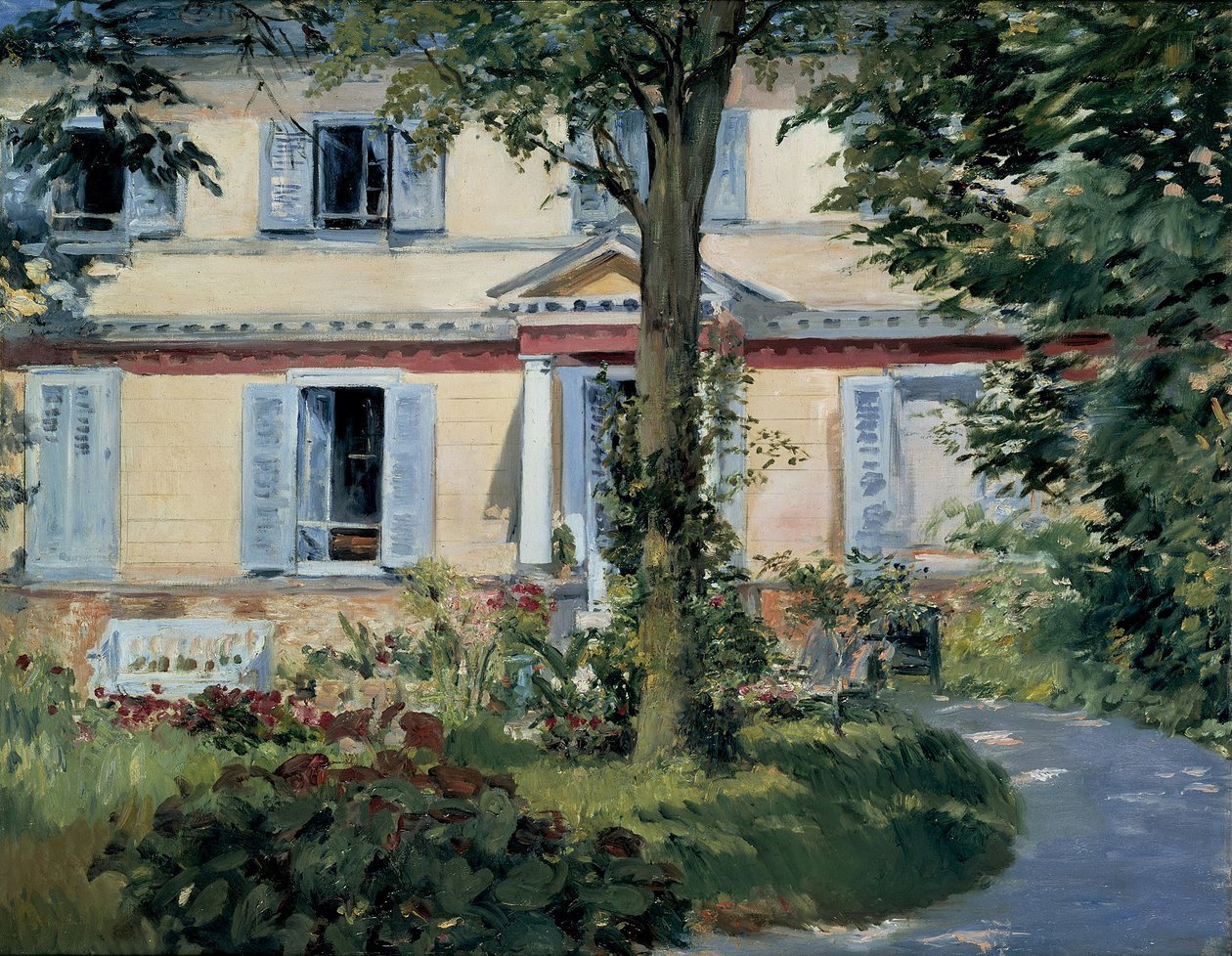 A ház Rueilben alkotó: Édouard Manet