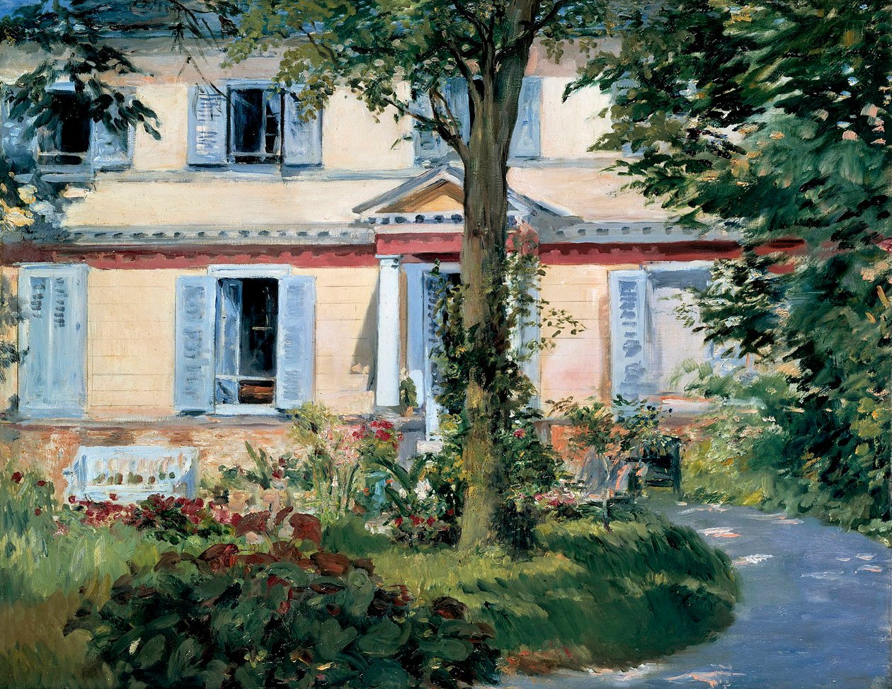 A rueili ház, 1882 alkotó: Édouard Manet