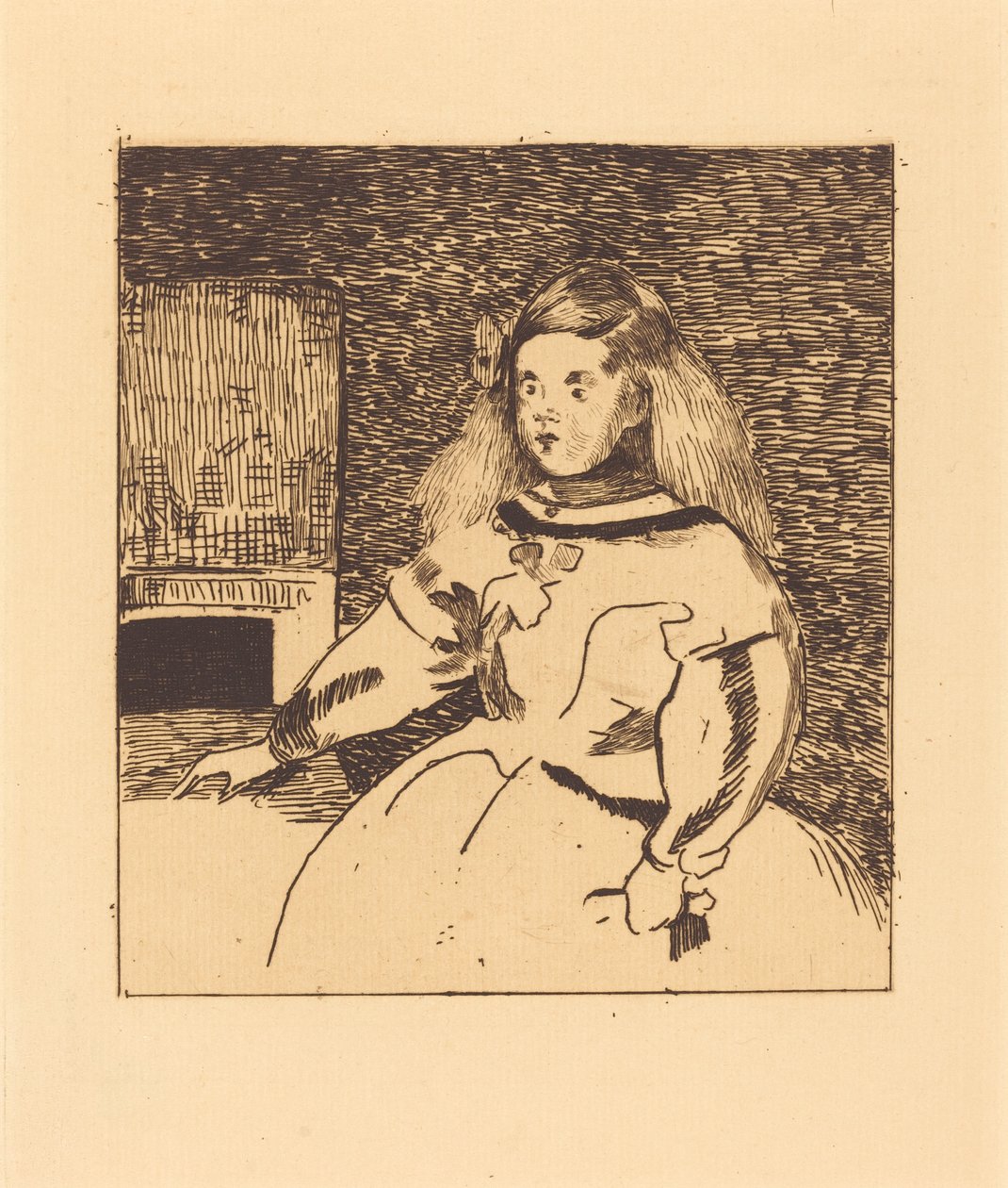 The Infanta Marguerite Infante Marguerite, 1861. alkotó: Édouard Manet