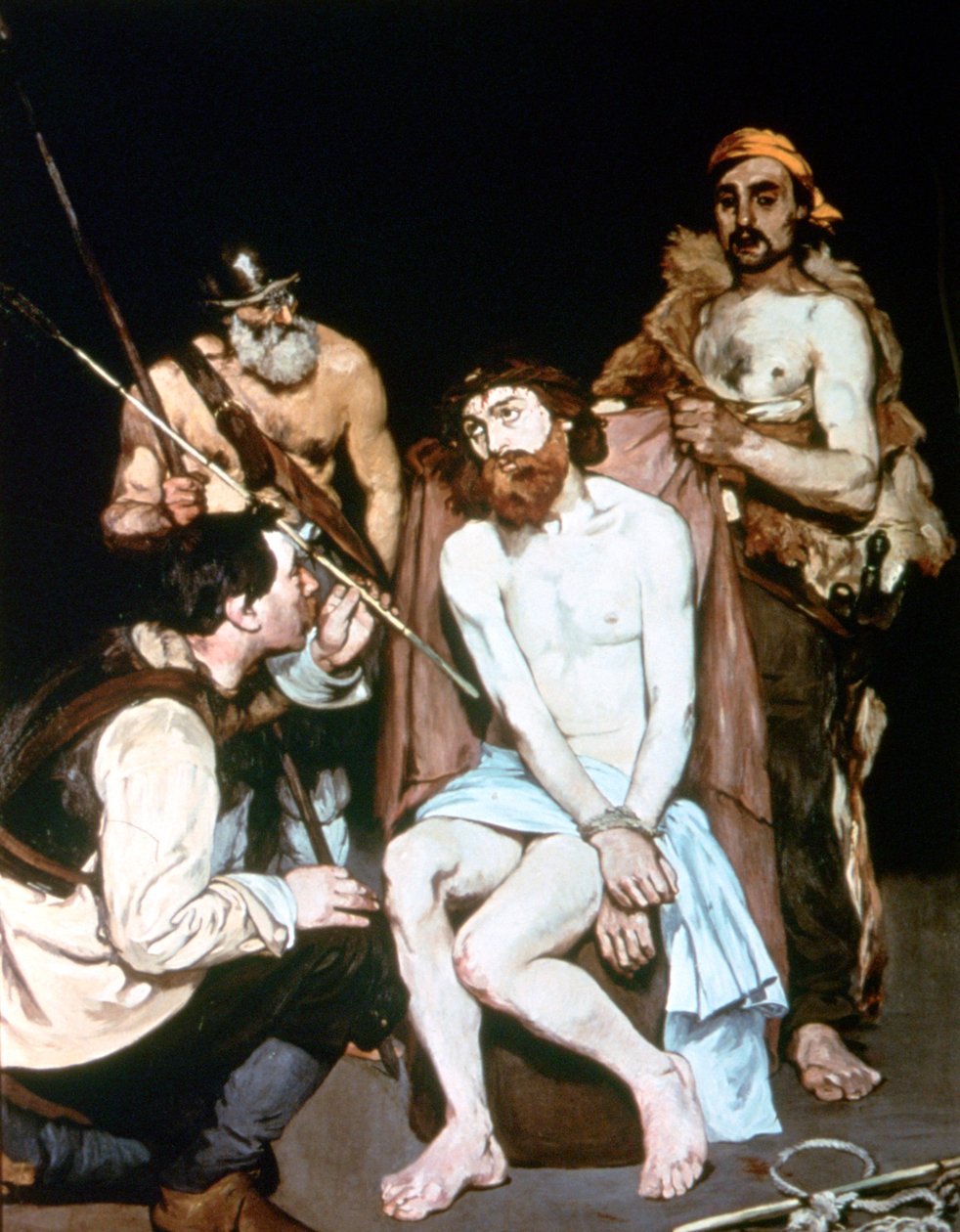 Krisztus kigúnyolása, 1885 alkotó: Édouard Manet
