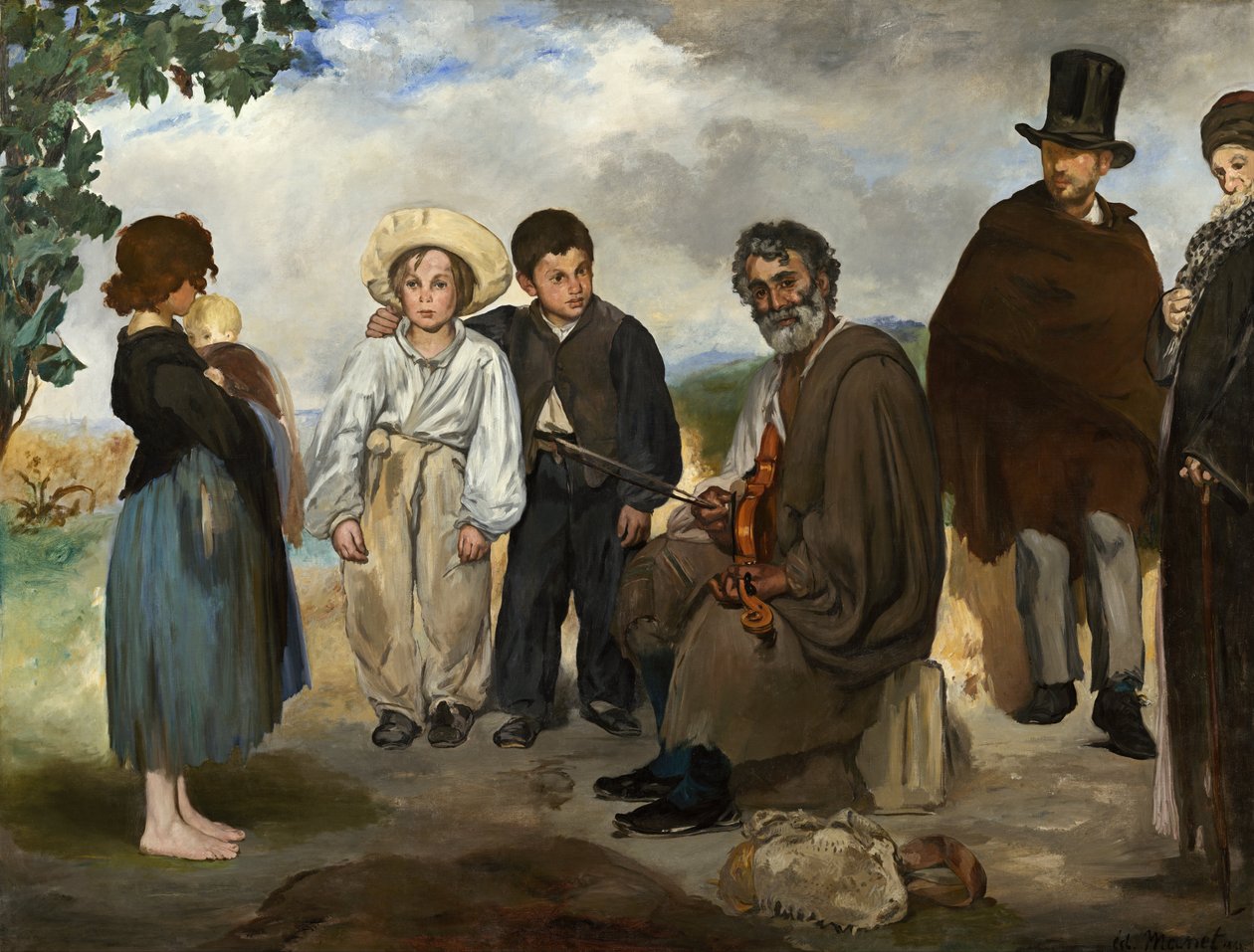Az öreg zenész alkotó: Édouard Manet