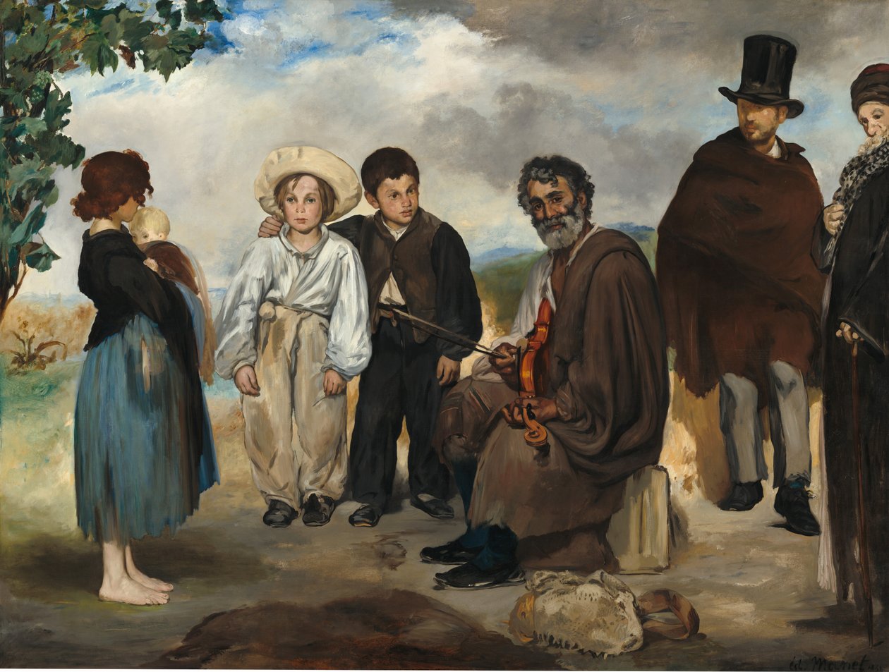 Az öreg zenész, 1862. alkotó: Édouard Manet