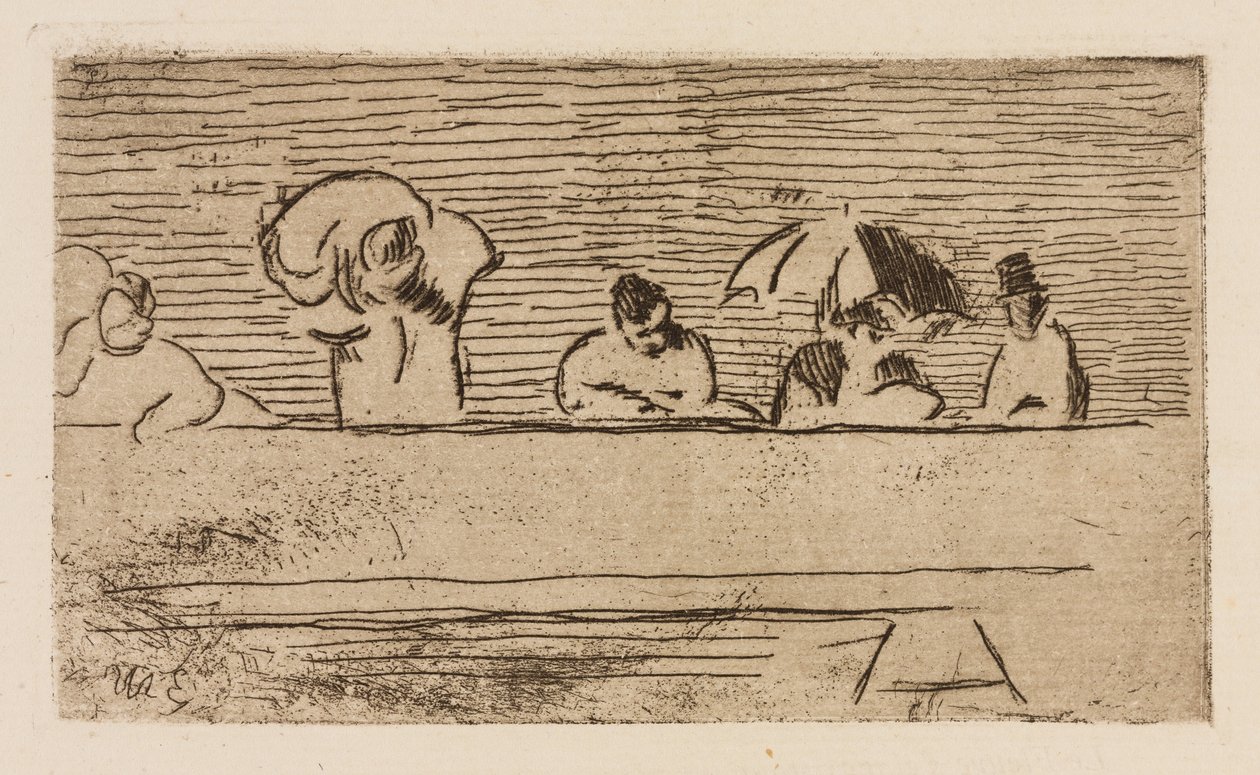 A híd párkánya, 5. tábla a Le Fleuve-ból alkotó: Édouard Manet