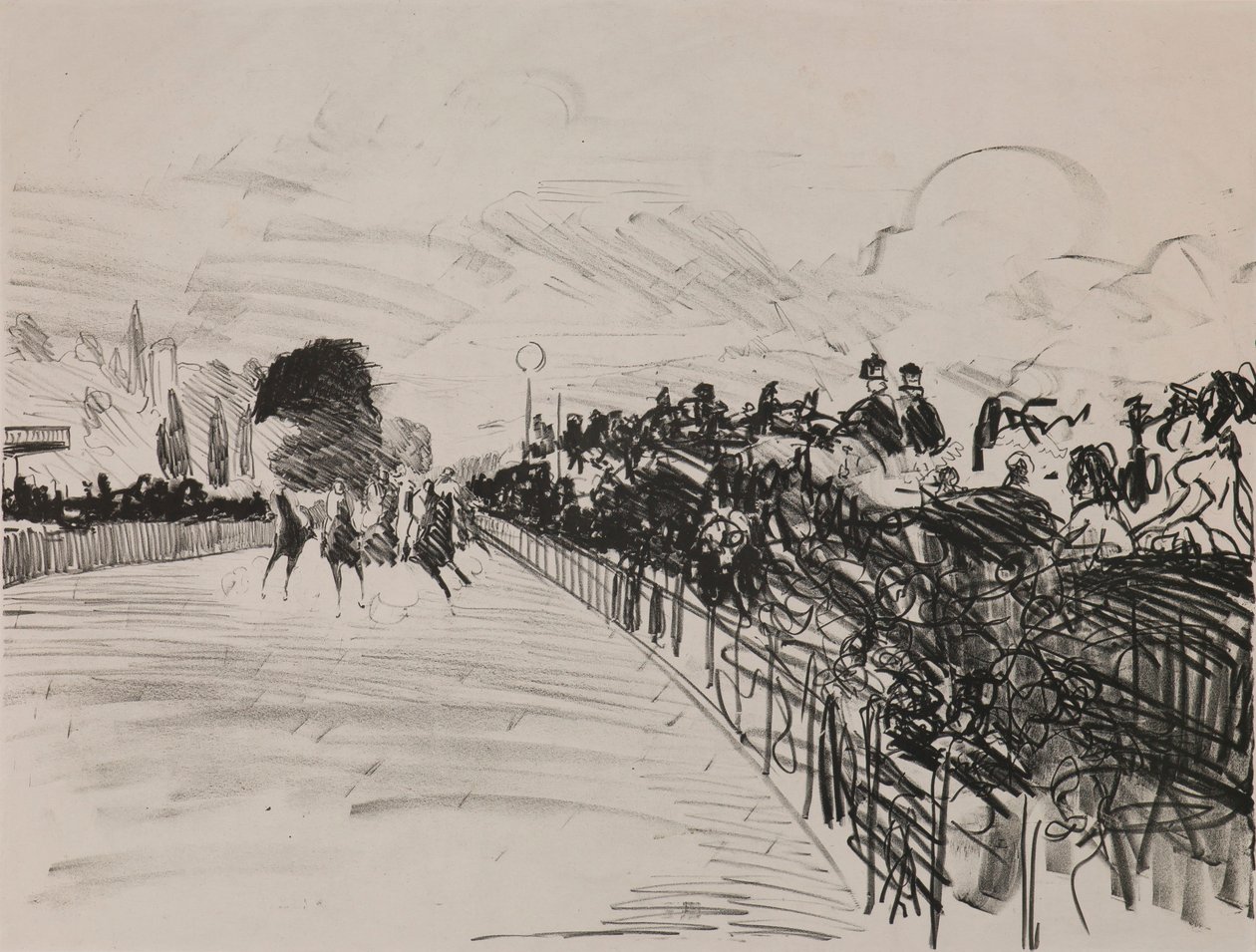 Versenyek (Les Courses) alkotó: Édouard Manet