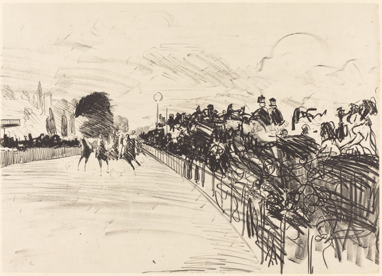 Versenyek (Les tanfolyamok) alkotó: Édouard Manet