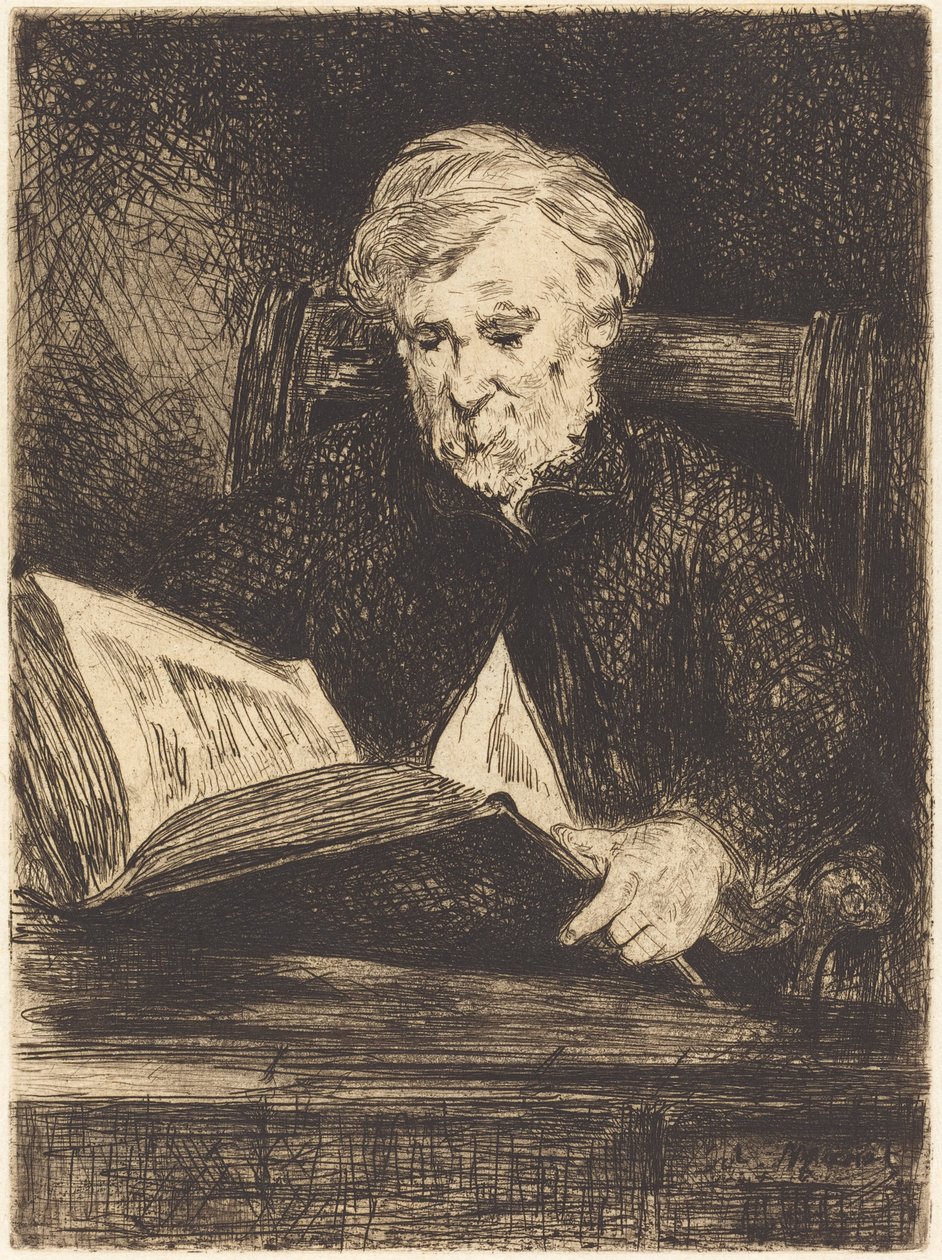 Az olvasó (Le liseur) alkotó: Édouard Manet