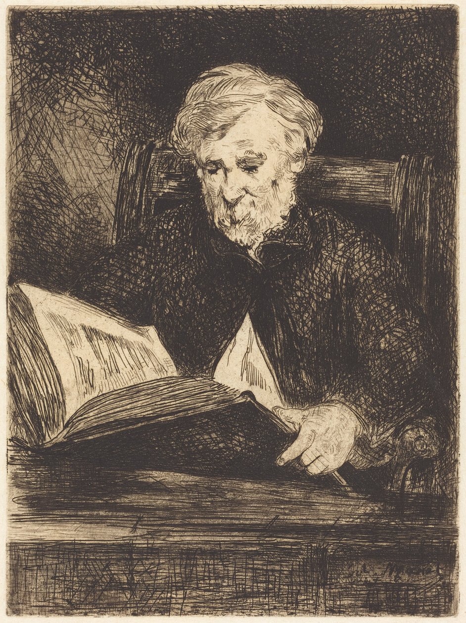 Az olvasó alkotó: Édouard Manet