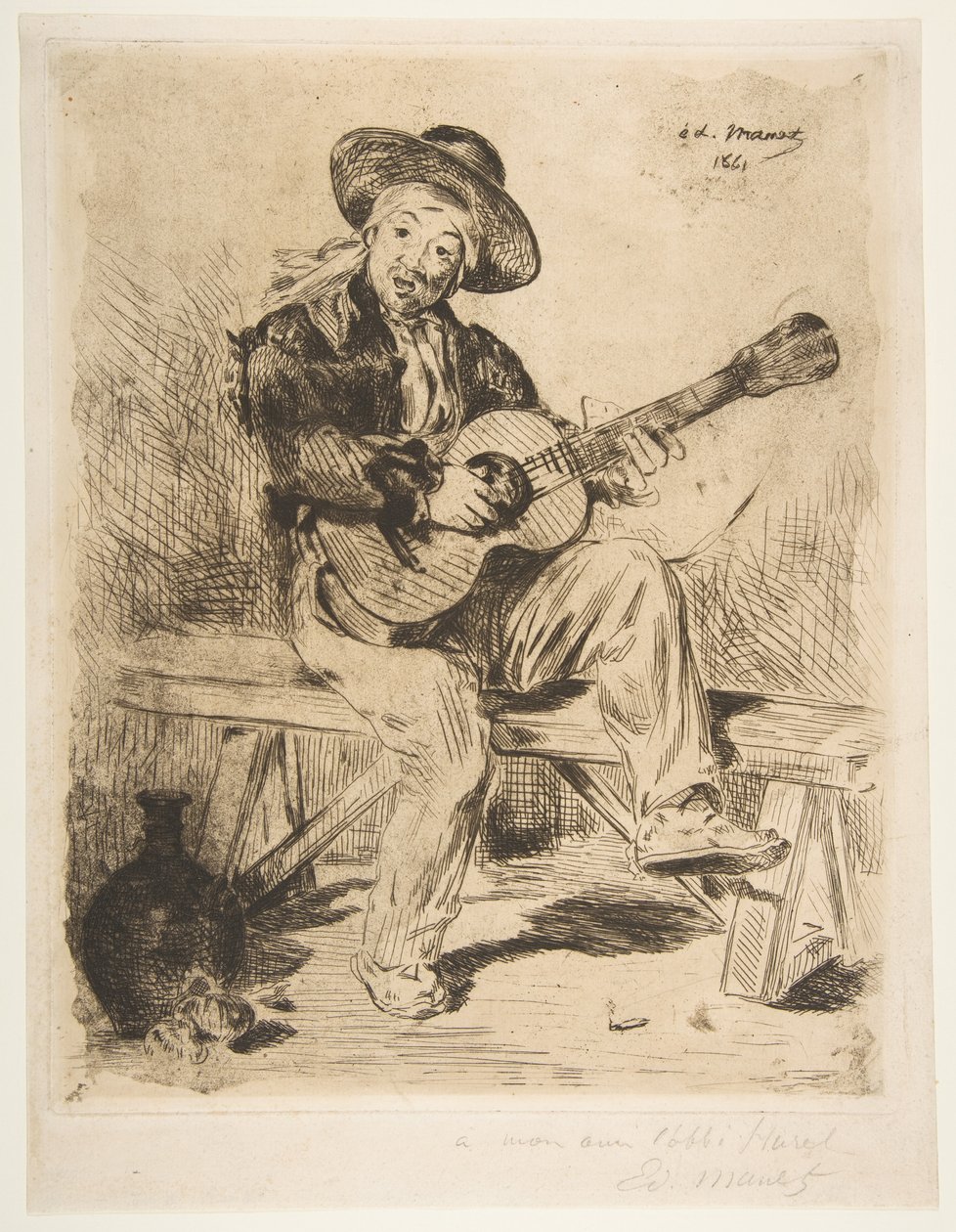 A spanyol énekes alkotó: Édouard Manet