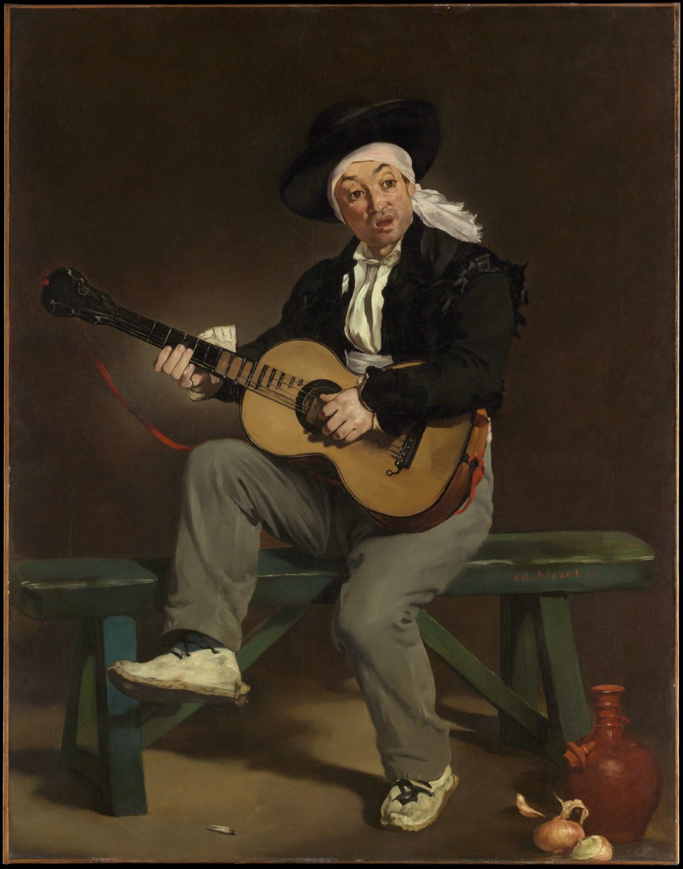 A spanyol énekesnő alkotó: Édouard Manet
