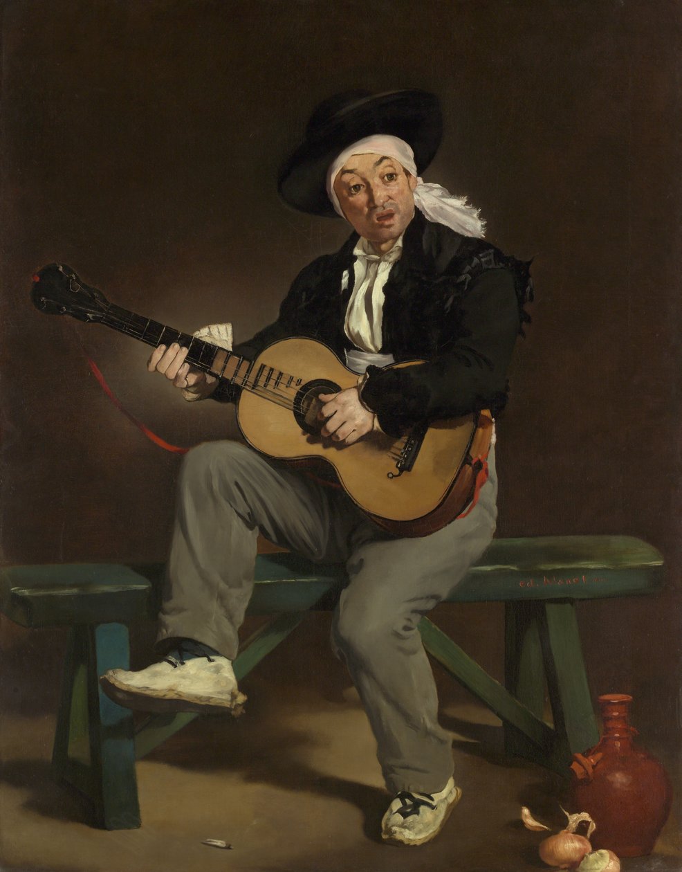 A spanyol énekesnő alkotó: Édouard Manet