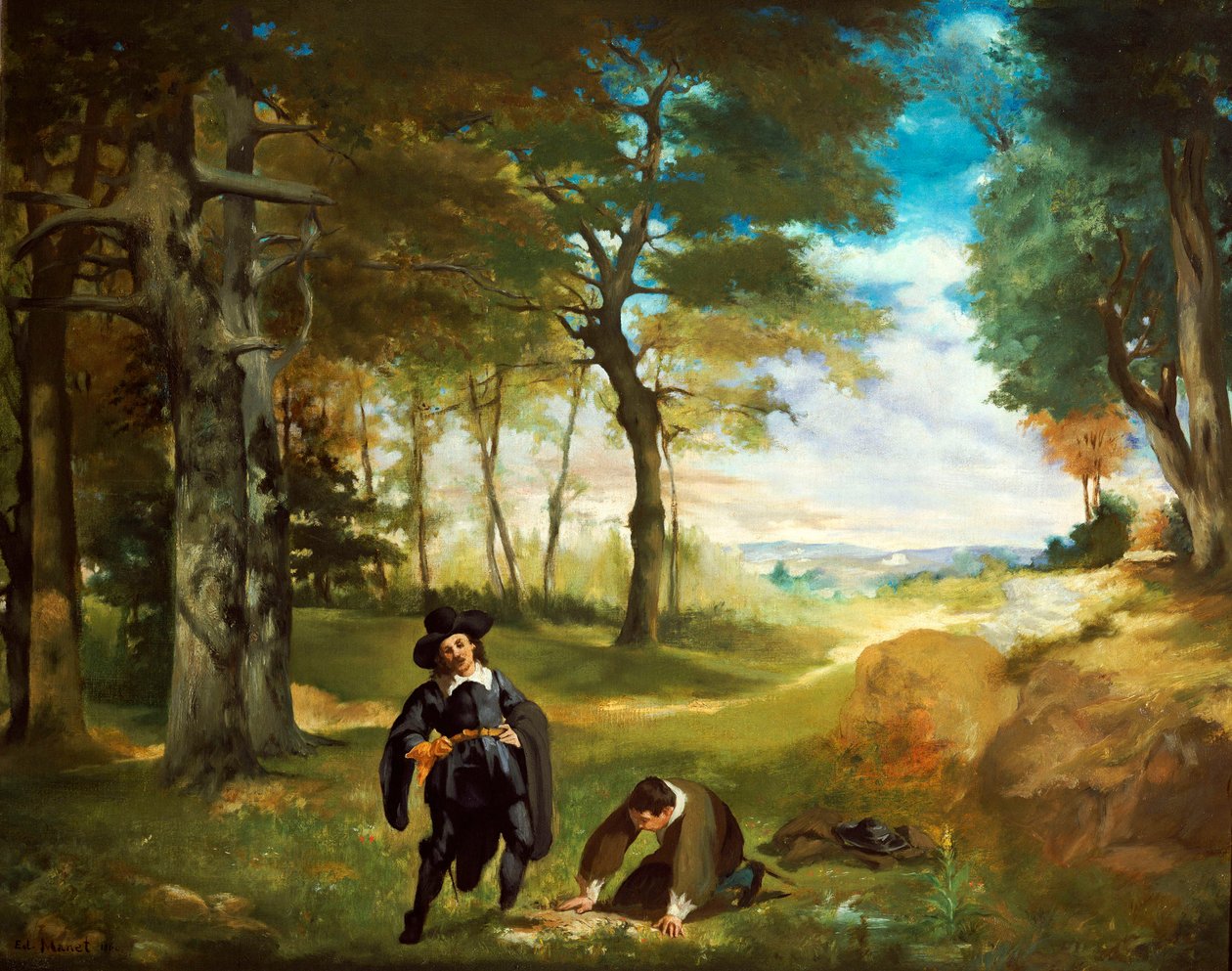 Salamanca diákjai, 1860 alkotó: Édouard Manet