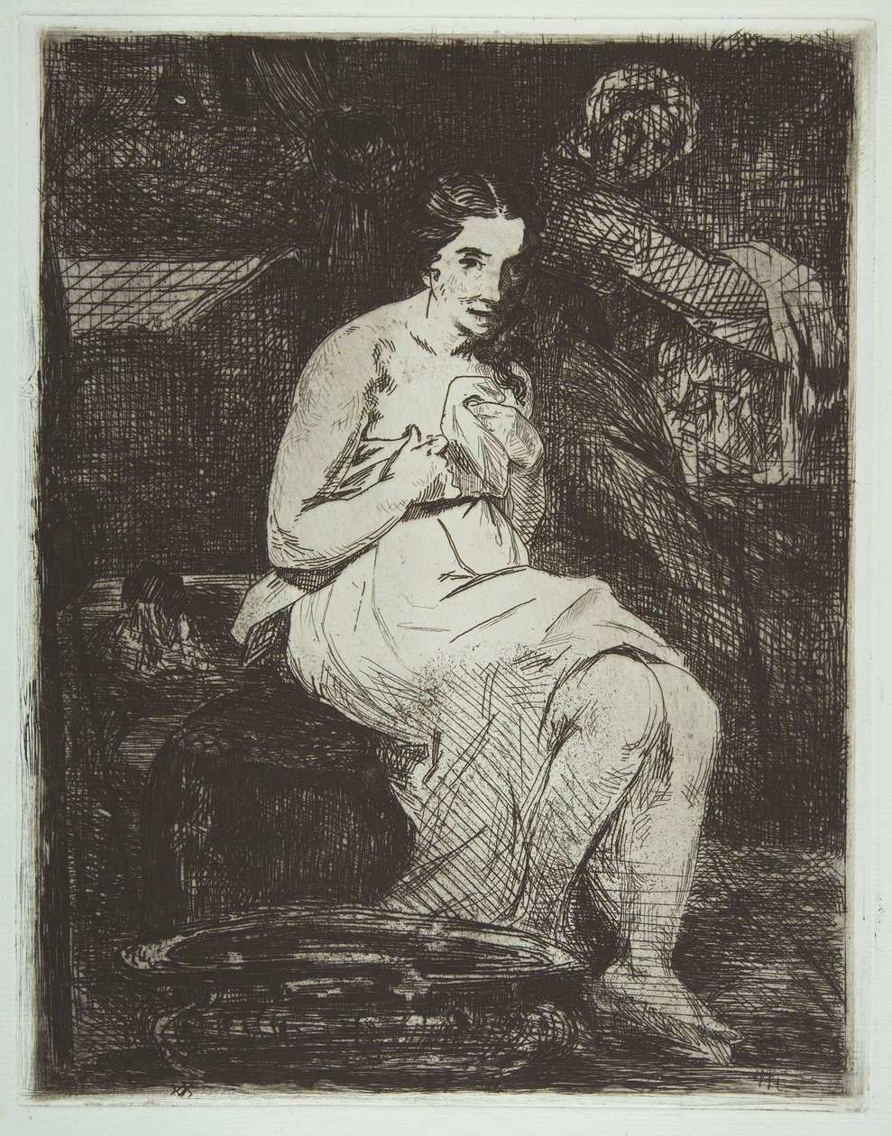 A WC, 1861-62. alkotó: Édouard Manet