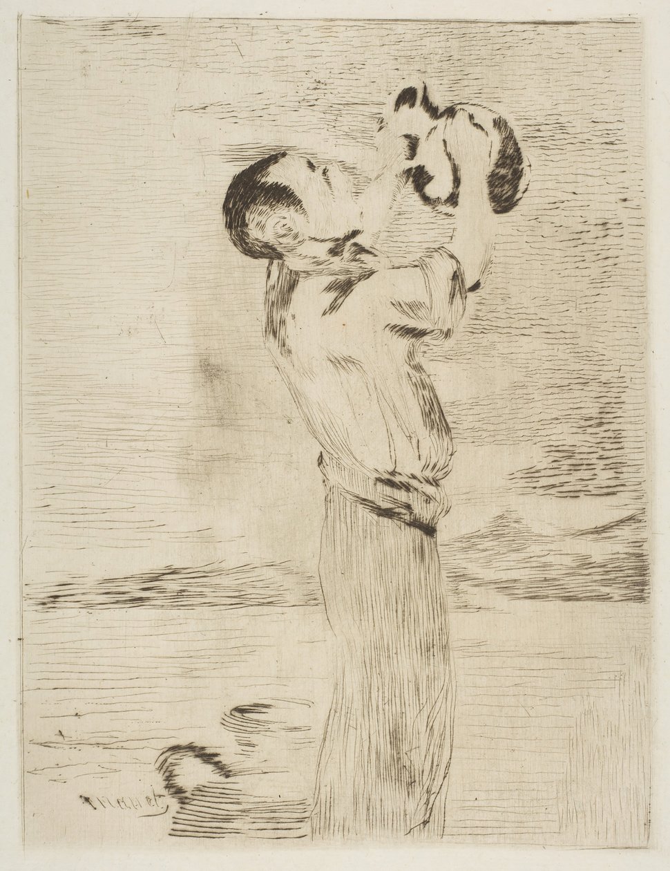A vízivó, 1870-74. alkotó: Édouard Manet