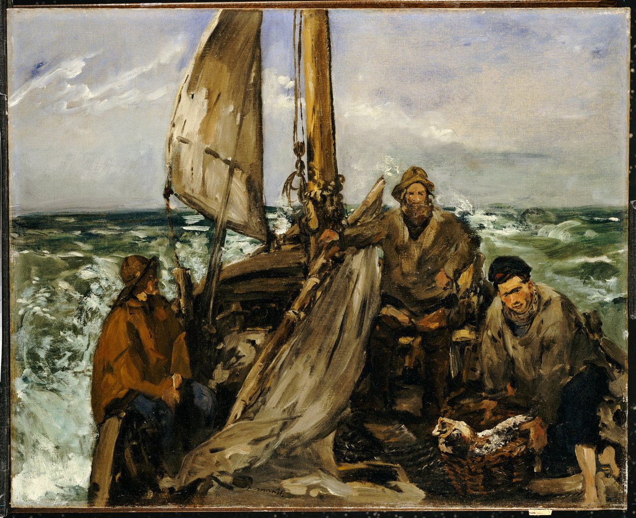 A tenger munkásai, 1873 alkotó: Édouard Manet