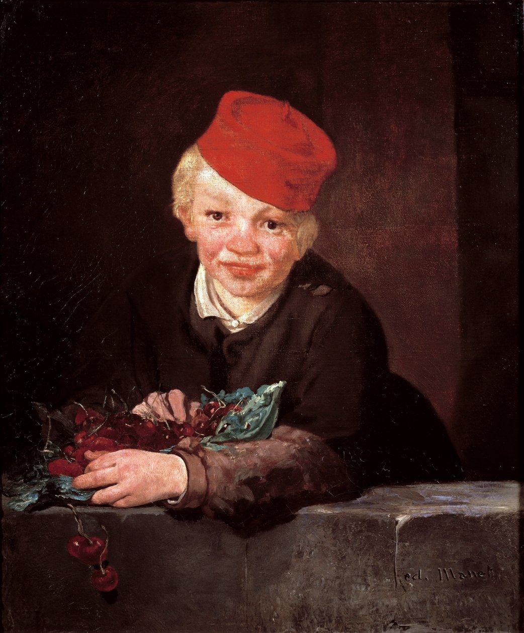 A cseresznyetolvaj Edouard Manet festménye (1832-1883) 1859 kb. Nap. 65,5x54,5 cm Oeiras (Lisszabon), Gulbenkian Alapítvány alkotó: Édouard Manet