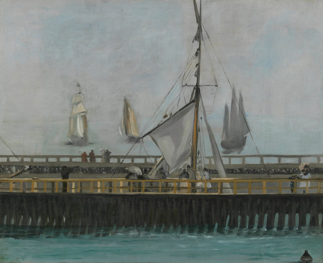 Boulogne-sur-Mer mólója, 1868 alkotó: Édouard Manet