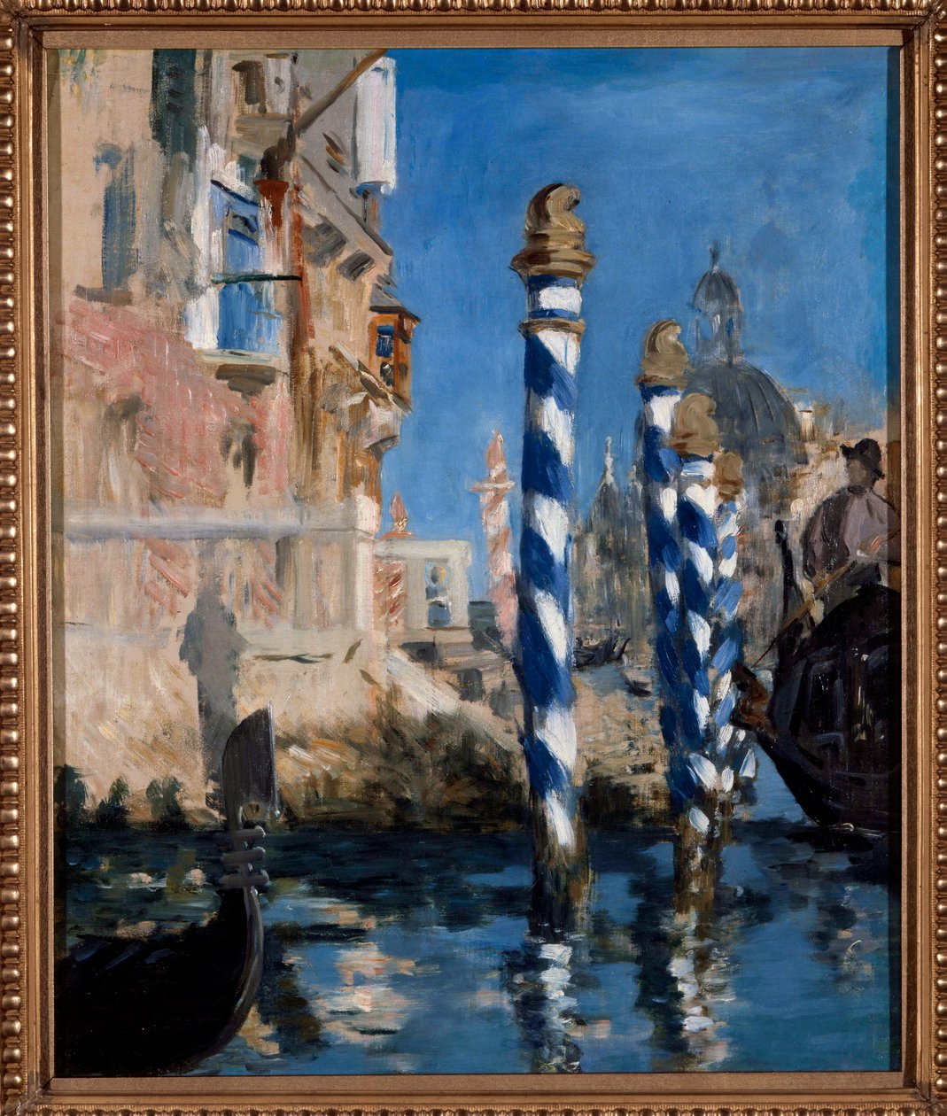 Kilátás a velencei Nagy-csatornára Edward Manet (1832-1883) festménye 1875. Magángyűjtemény - Kilátás a Velencei Csatornára ("Kék Velence"-nek is nevezik). Edouard Manet festménye (1832-1883) alkotó: Édouard Manet