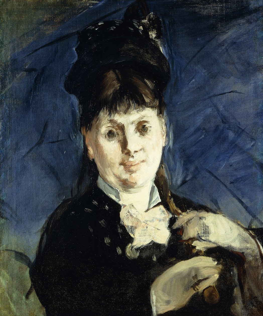 Nő és esernyő; La Femme a L"Ombrelle, 1875 körül alkotó: Édouard Manet