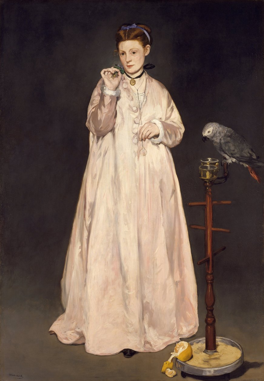 Fiatal hölgy 1866-ban, 1866-ban alkotó: Édouard Manet