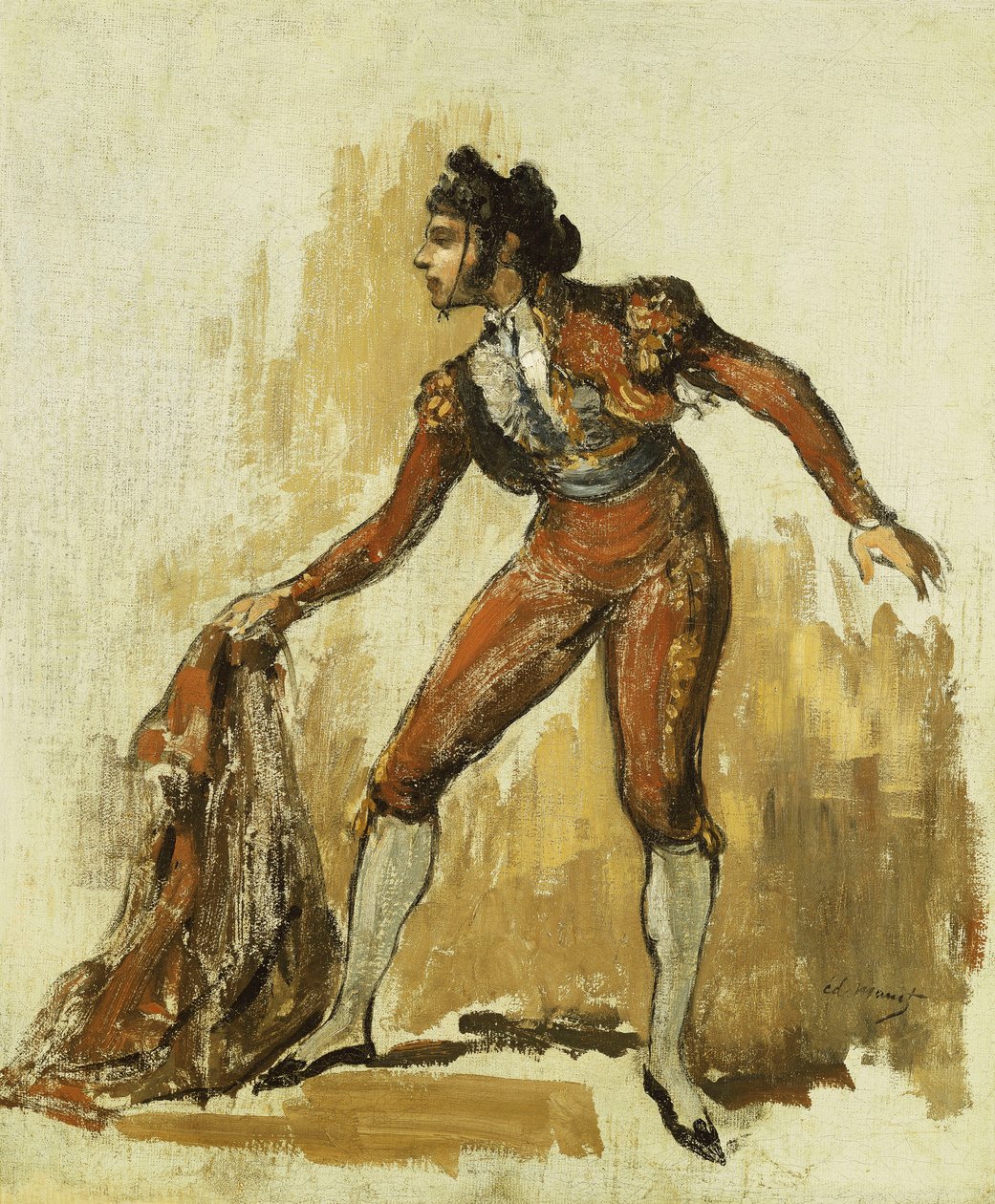 Fiatal férfi bikaviadal jelmezben, 1862 alkotó: Édouard Manet