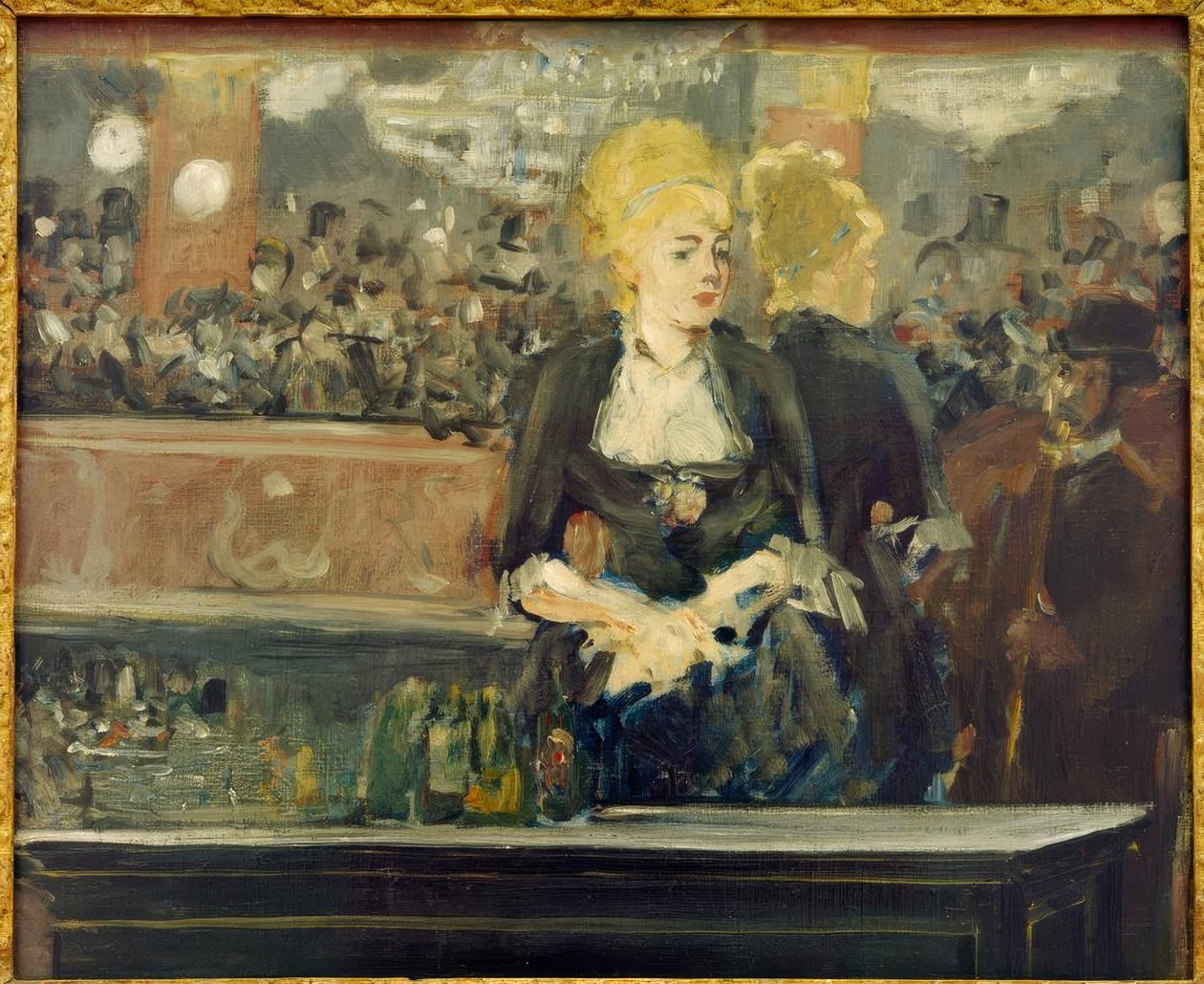 Tanulmány a Folies-Bergère bárban alkotó: Édouard Manet