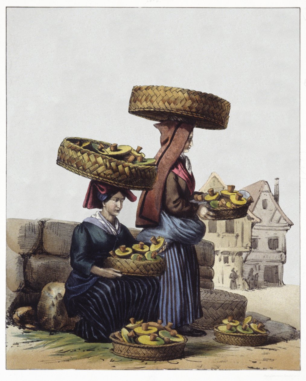 Gomba kereskedők alkotó: Edouard Pingret