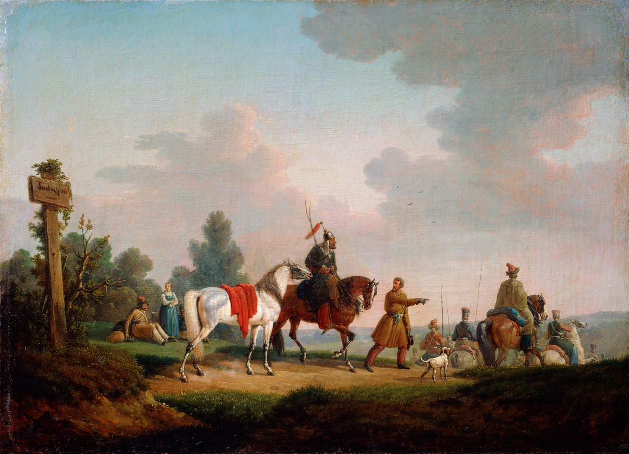 "A partizánok 1812-ben", 1820. alkotó: Edouard Swebach