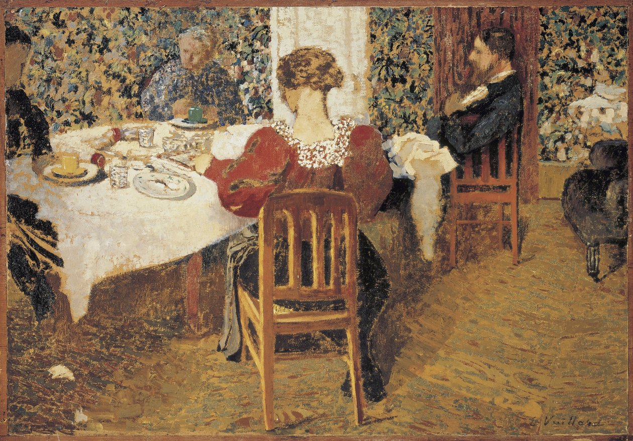 Az asztalnál Le Dejeuner, 1892 alkotó: Edouard Vuillard
