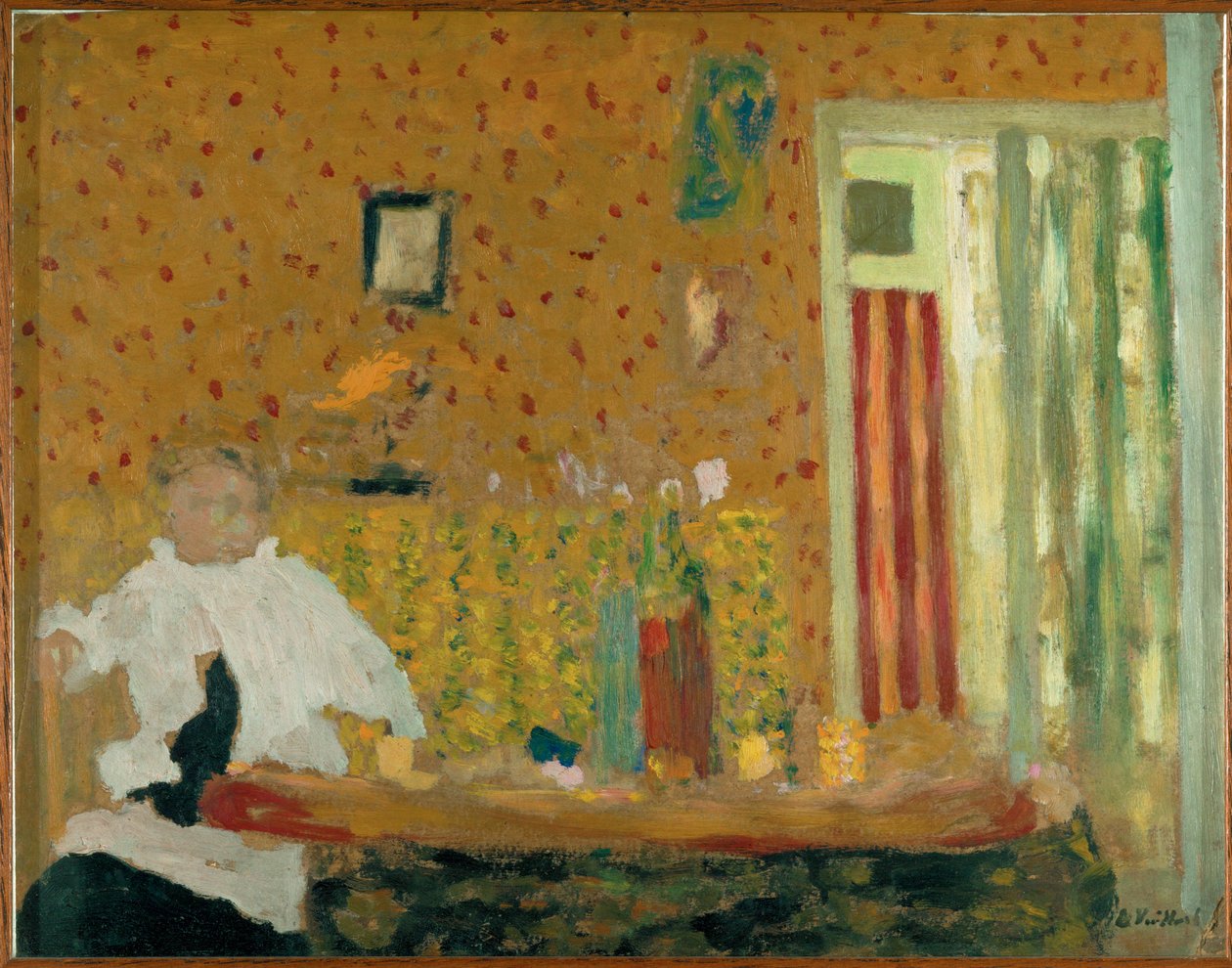 Étkezés után (karton) alkotó: Edouard Vuillard