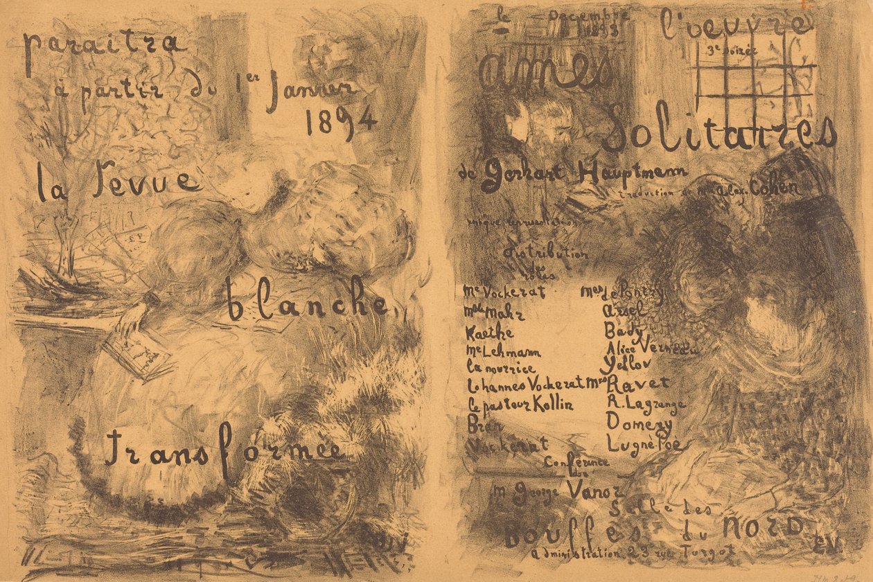 Einsame Seelen alkotó: Edouard Vuillard