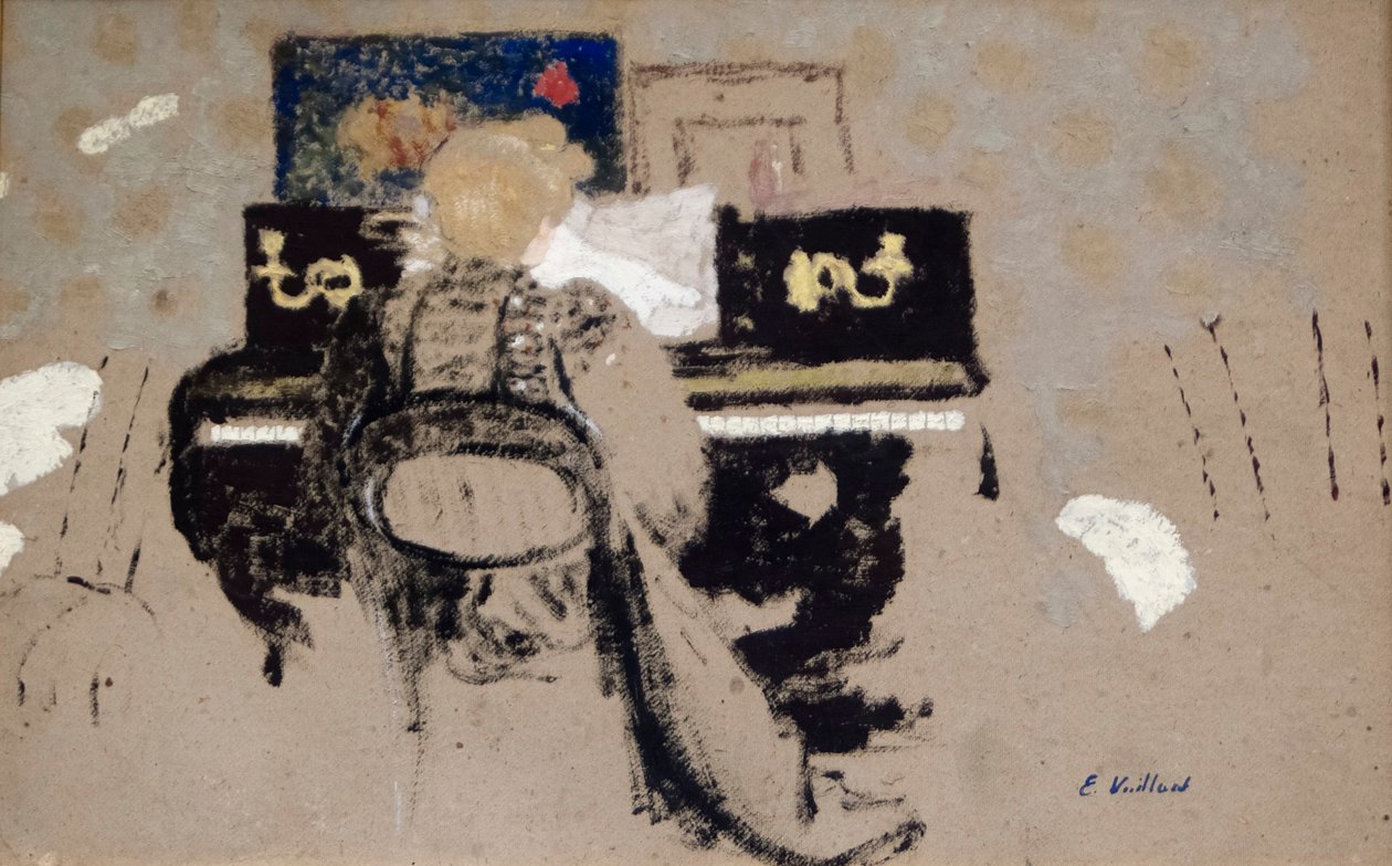 A zongoránál alkotó: Edouard Vuillard