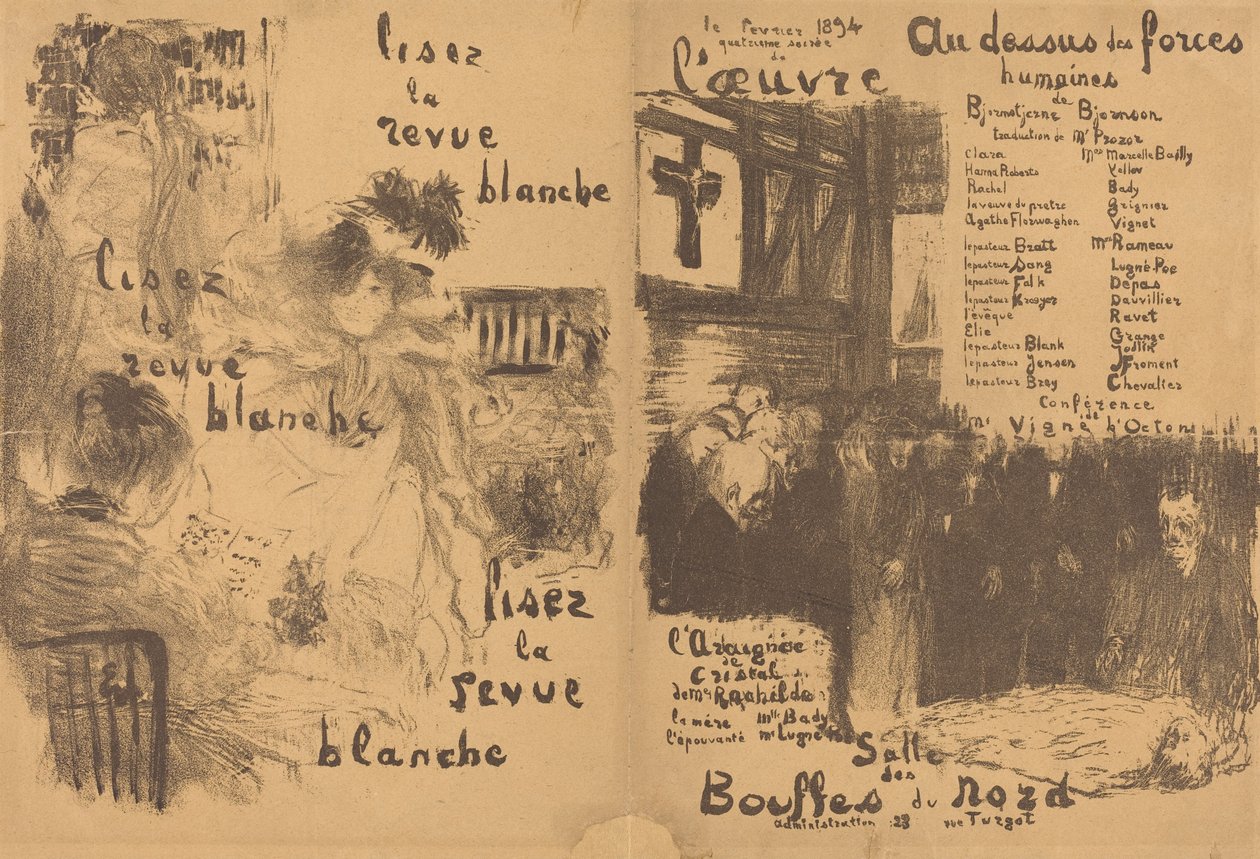 Emberi erők felett, A kristálypók, 1894. alkotó: Edouard Vuillard
