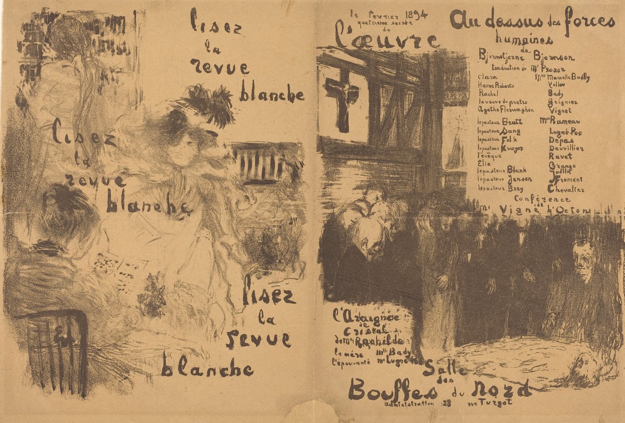Über menschliche Kräfte hinaus; Die Kristallspinne alkotó: Edouard Vuillard