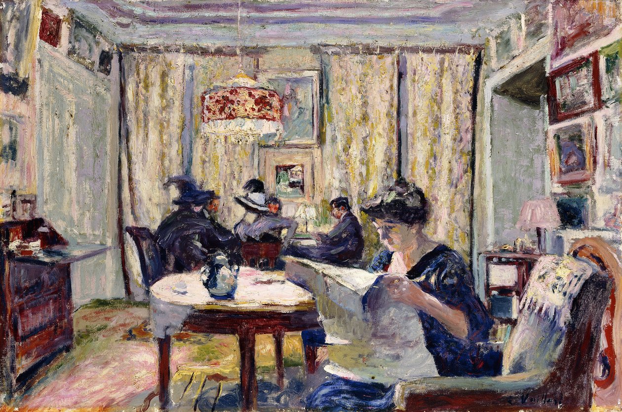 Bridge Players, 1911 körül alkotó: Edouard Vuillard