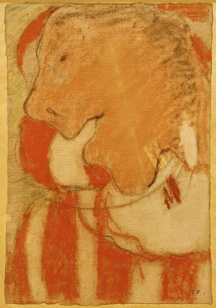Coquelin fiatalabb a Scapin trükkjeiben (…) alkotó: Edouard Vuillard